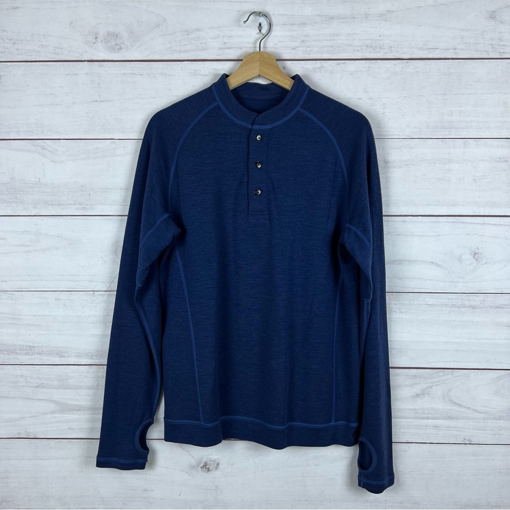 Showers Pass Henley Wool Bamboo Cycling Shirt Medium